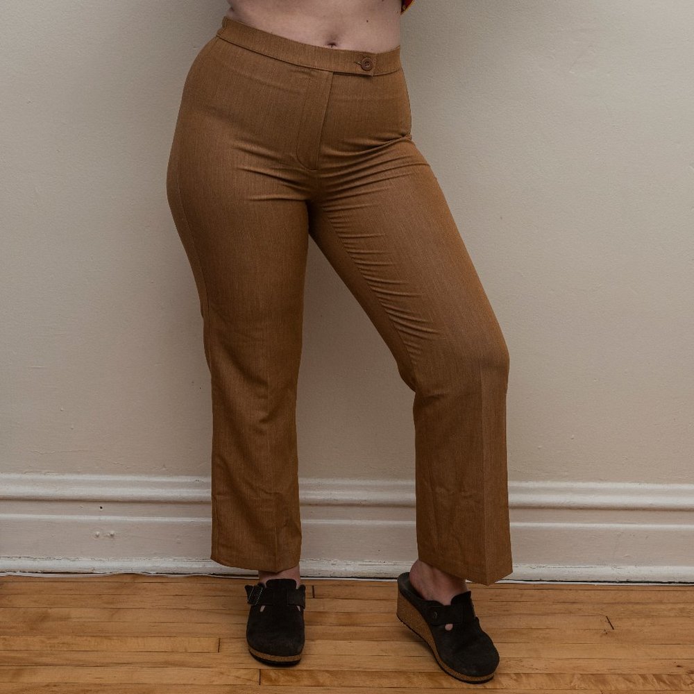 VINTAGE TAN TROUSERS